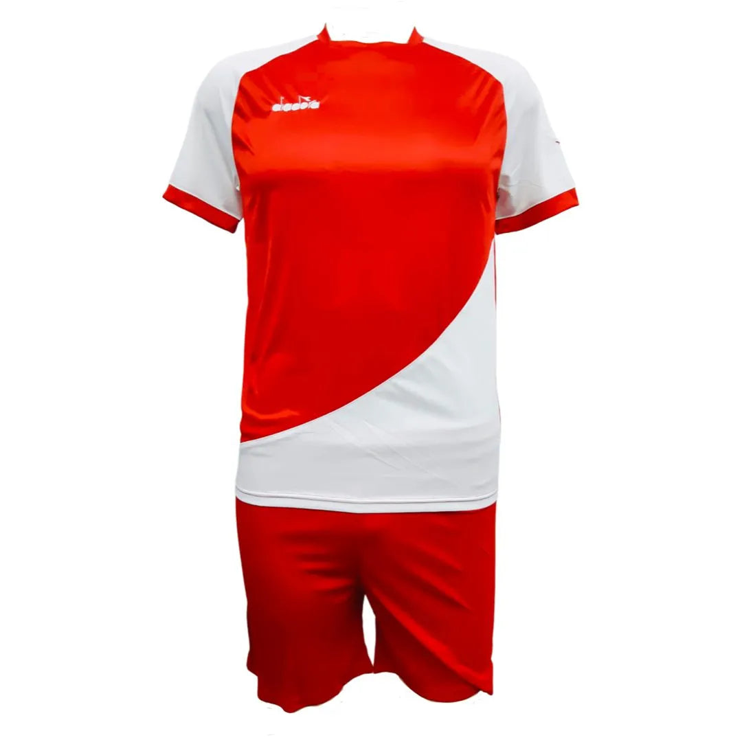 Diadora Manzoni Soccer Kit | Set of 14 | Red / White