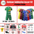 Grip Rainbow Sublimation | Soccer Kit | Red/Yellow | Senior