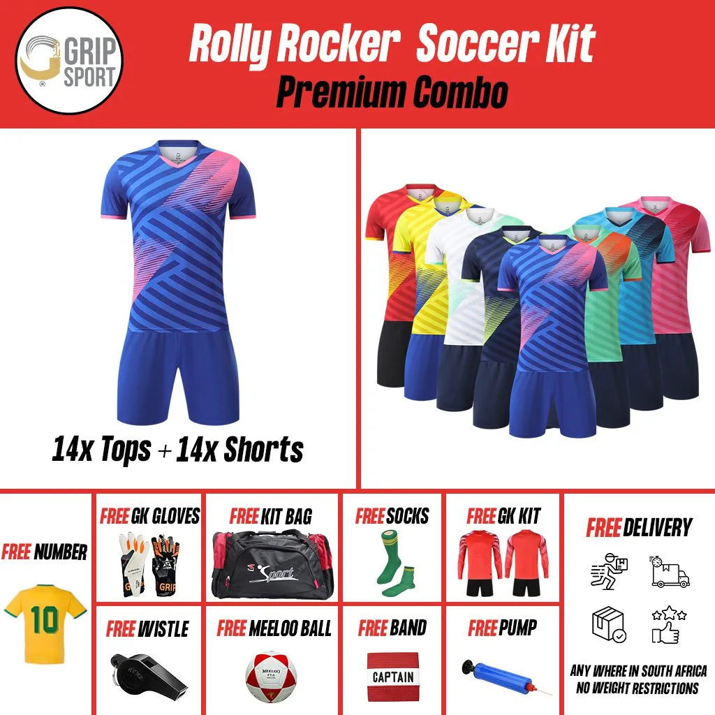 Grip Rolly Rocker | Soccer Kit | White | Senior