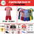 Grip Argentina Style | Soccer Kit | Royal/Red | Senior
