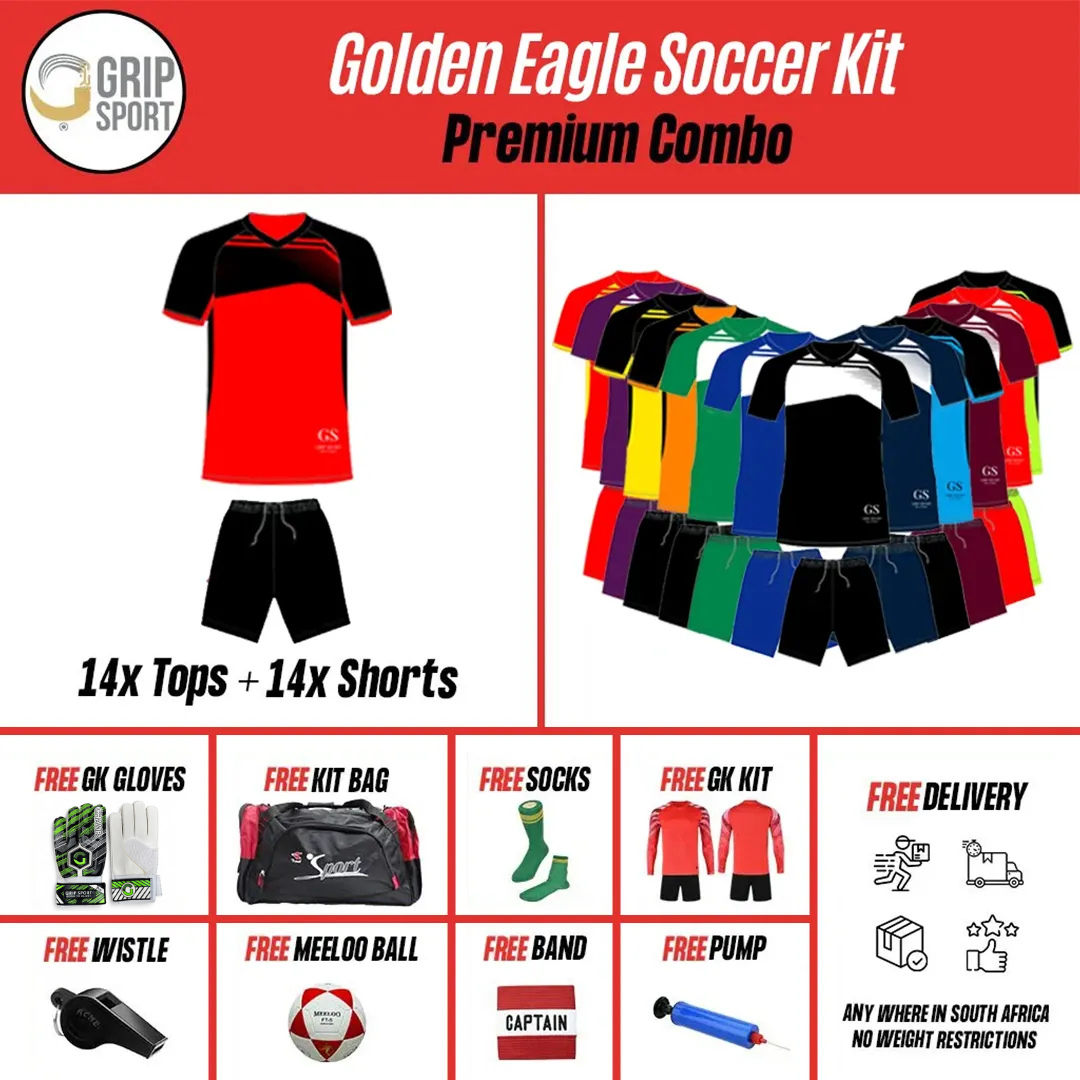 Golden Eagle | Soccer Kit | Senior (Combo Available)