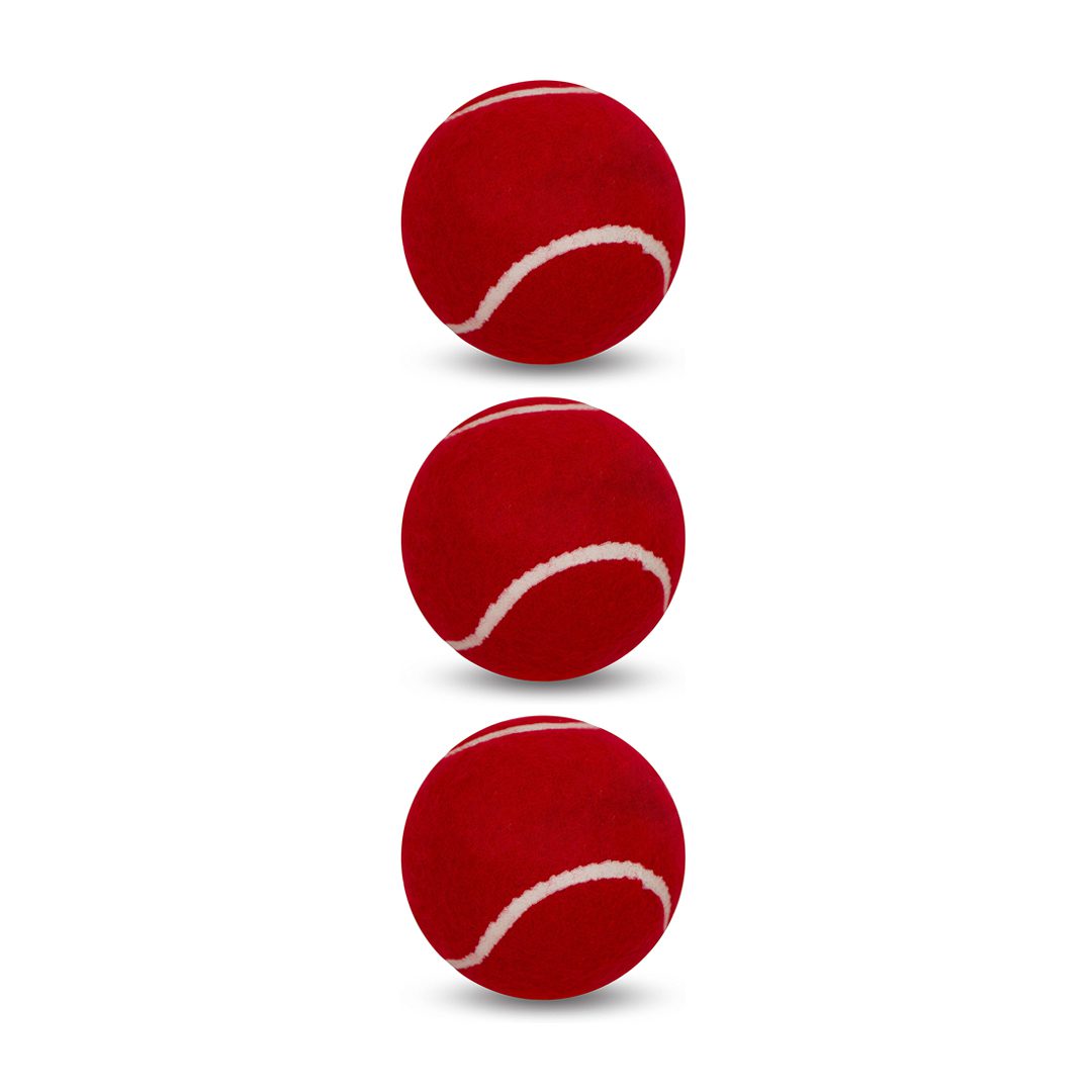 Grip Indian Red Tennis Ball | Pack of 3