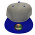 Two Tone Straight Cap | GreyBlue