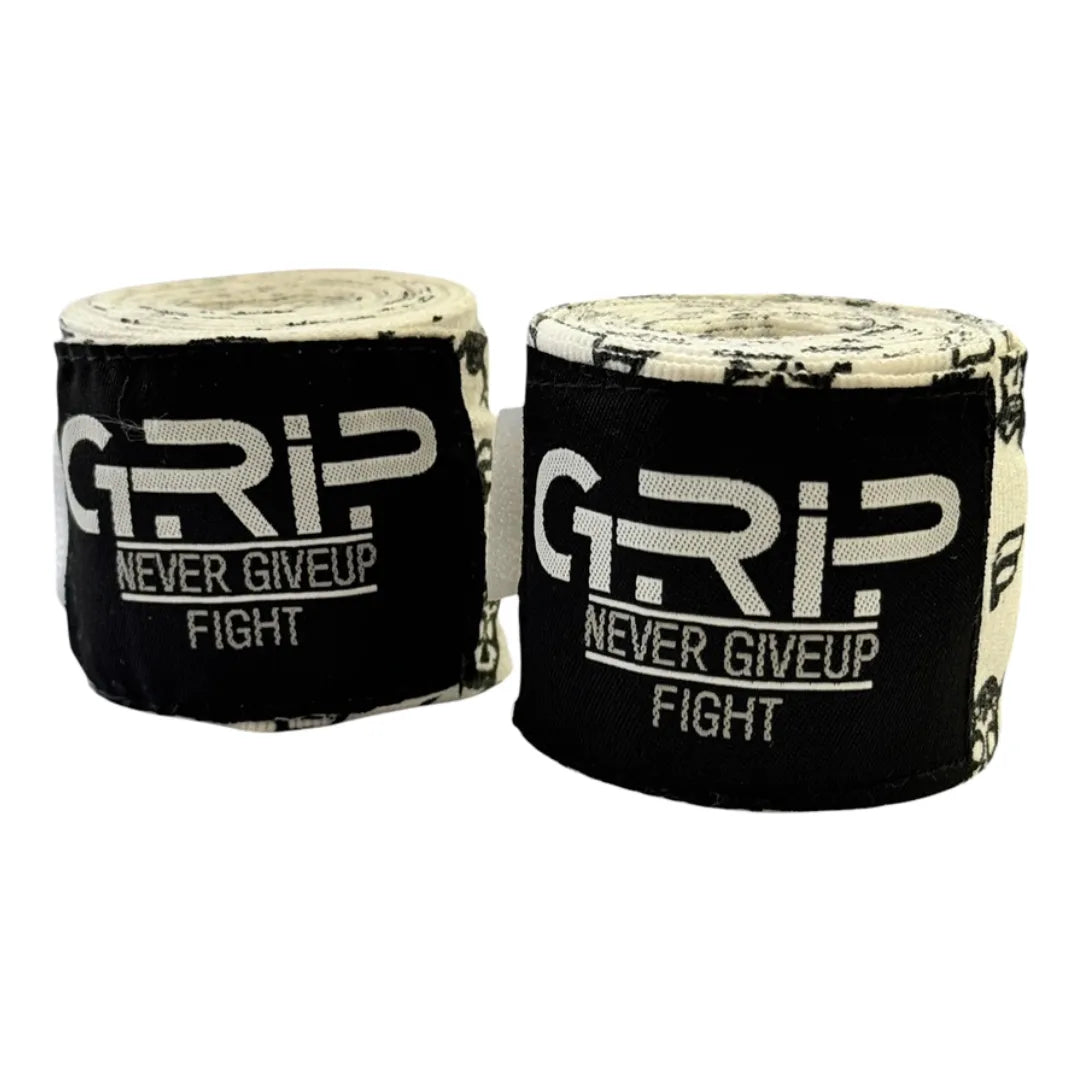 Grip FS Boxing Hand Wraps | High Quality | Camo Black