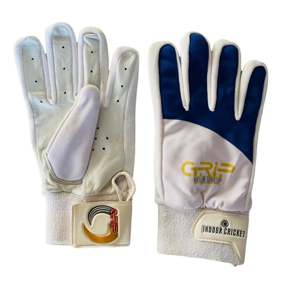 Grip Indoor Batting Gloves | Blue / White
