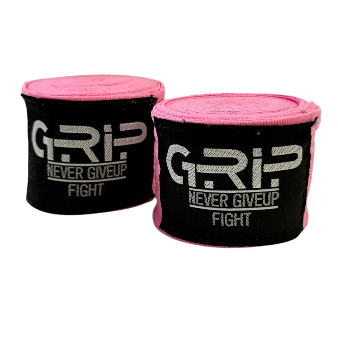 Grip FS Boxing Hand Wraps | High Quality | Pink