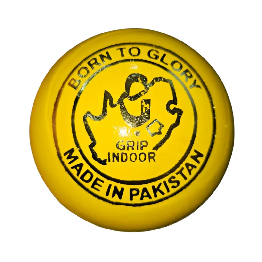 Grip Star Indoor Cricket Ball | Yellow
