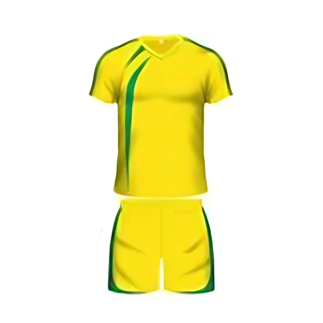 Grip Evolution Team Soccer Kit | 14 Tops + 14 Shorts | Yellow / Green