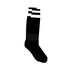 Grip Soccer Socks | High Quality | Each | Black with White Strips