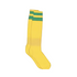 Grip Soccer Socks | High Quality | Each | Gold with Emerald Strips