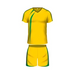 Grip Evolution Team Soccer Kit | 14 Tops + 14 Shorts | Gold Green