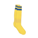 Grip Soccer Socks | High Quality | Each | Gold with Royal Blue Strips