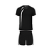 Grip Evolution Team Soccer Kit | 14 Tops + 14 Shorts | Black / White