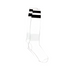 Grip Soccer Socks | High Quality | Each | White with Black Strips