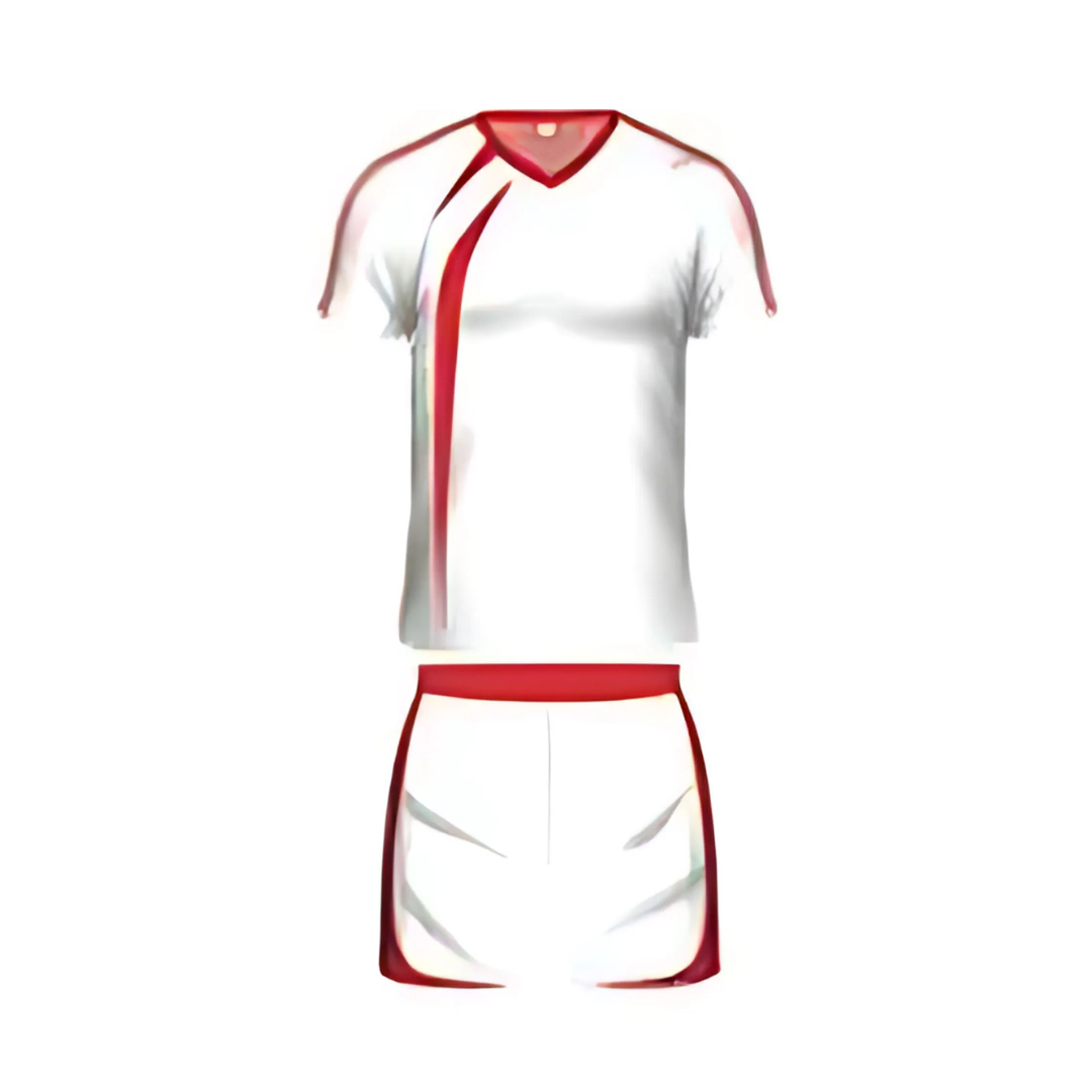 Grip Evolution Team Soccer Kit | 14 Tops + 14 Shorts | White / Red