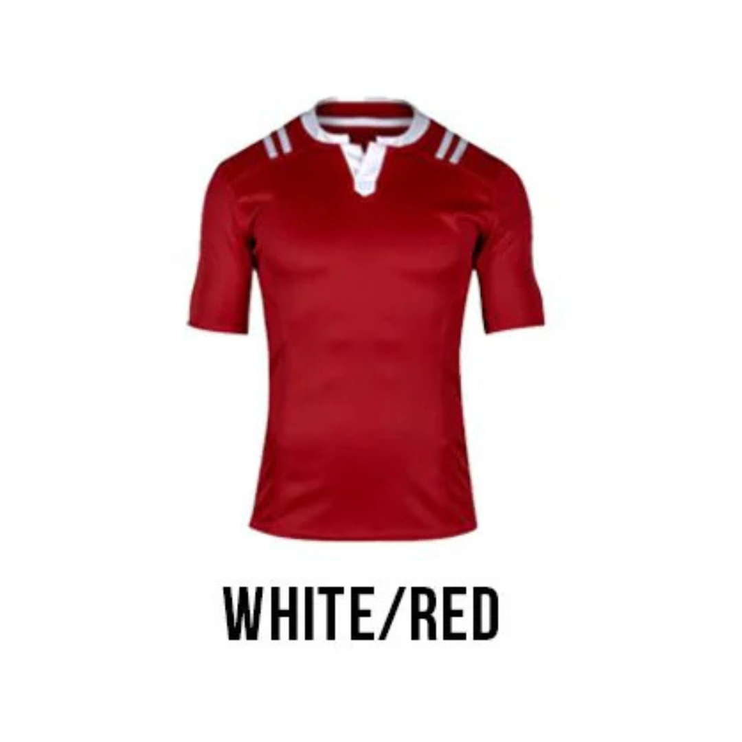 Rugby Players Kits | Standard | 4 Colors | Set of 22 | White / Red