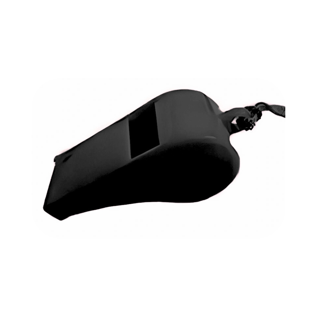 Grip Plastic Whistle | Standard | Black