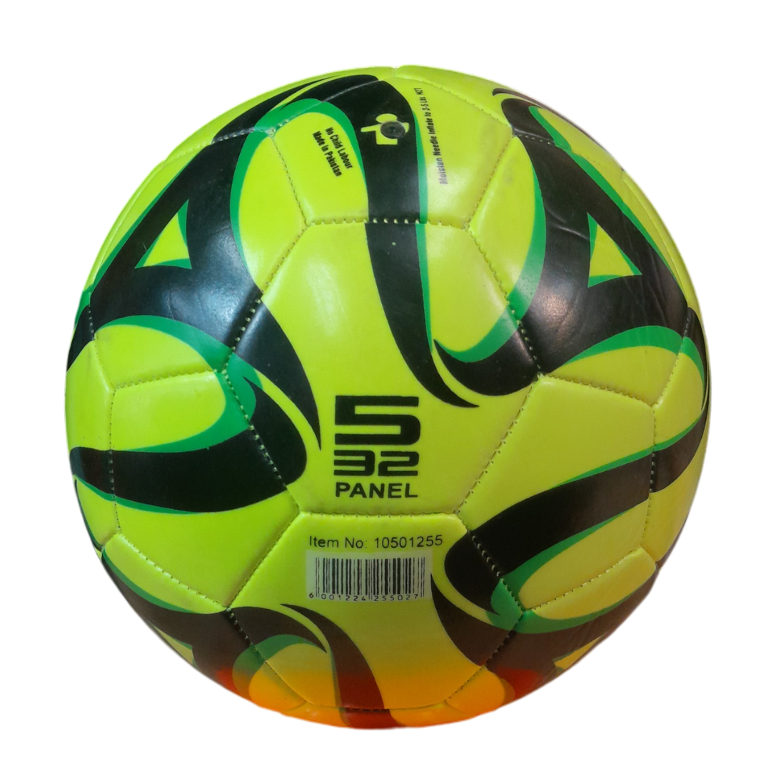 Gripstar Rainbow Soccer Ball | 32 Panel | Training Ball | Green