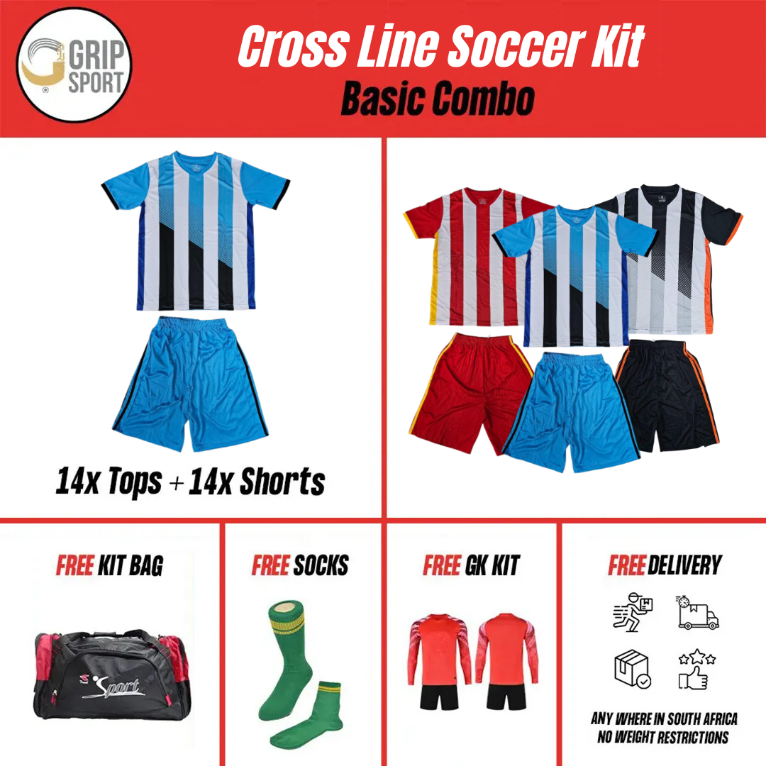 Cross Line Soccer Kit | Senior (Combo Available)