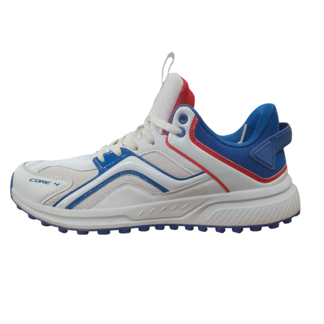 HS Cricket Shoe | Core 4 | White/Blue