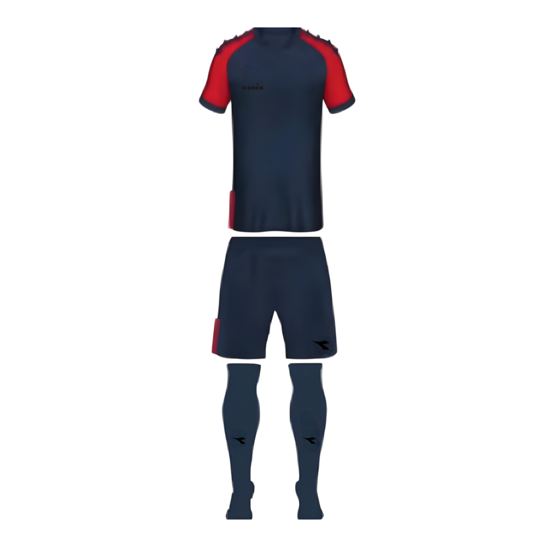 Diadora Amarosa | Soccer Kit | Set of 14 | Navy/Red