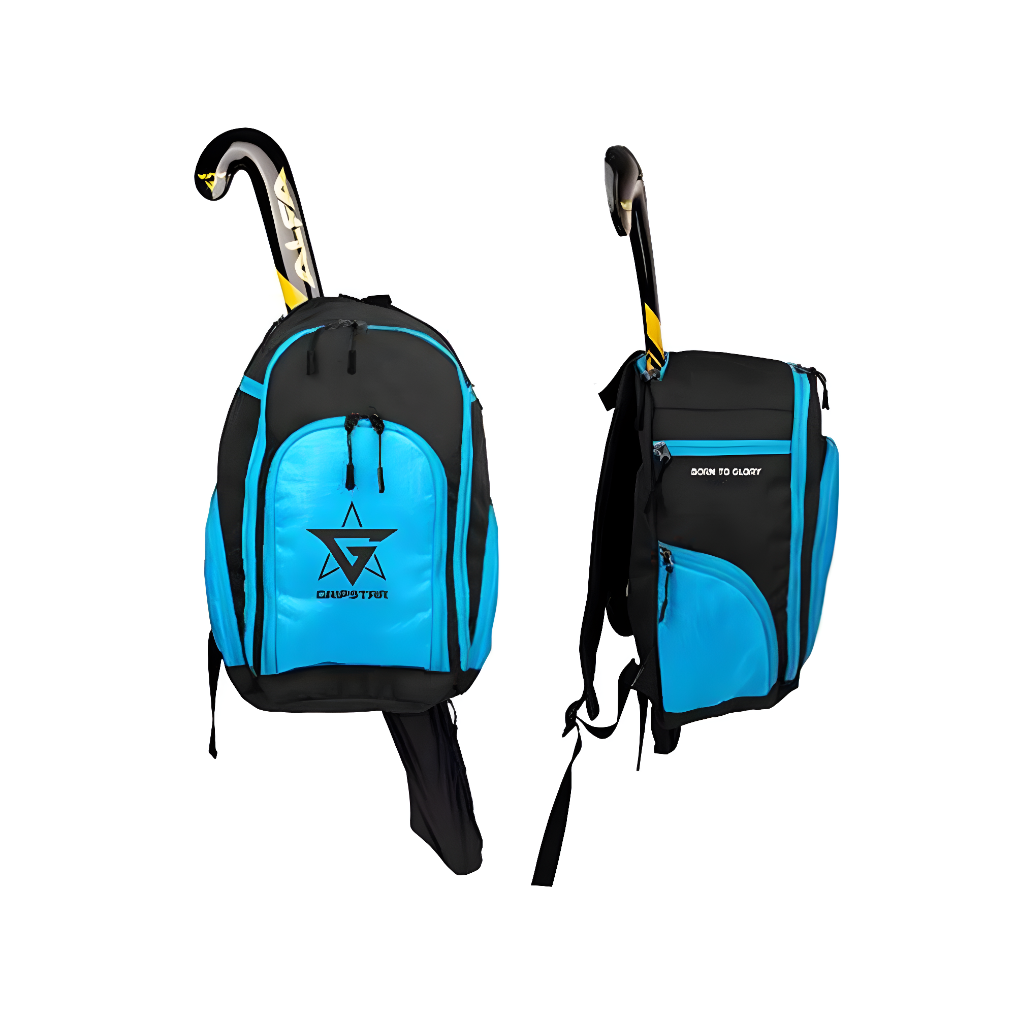 Grip Star Hockey Bag Pack Mano | Black Blue