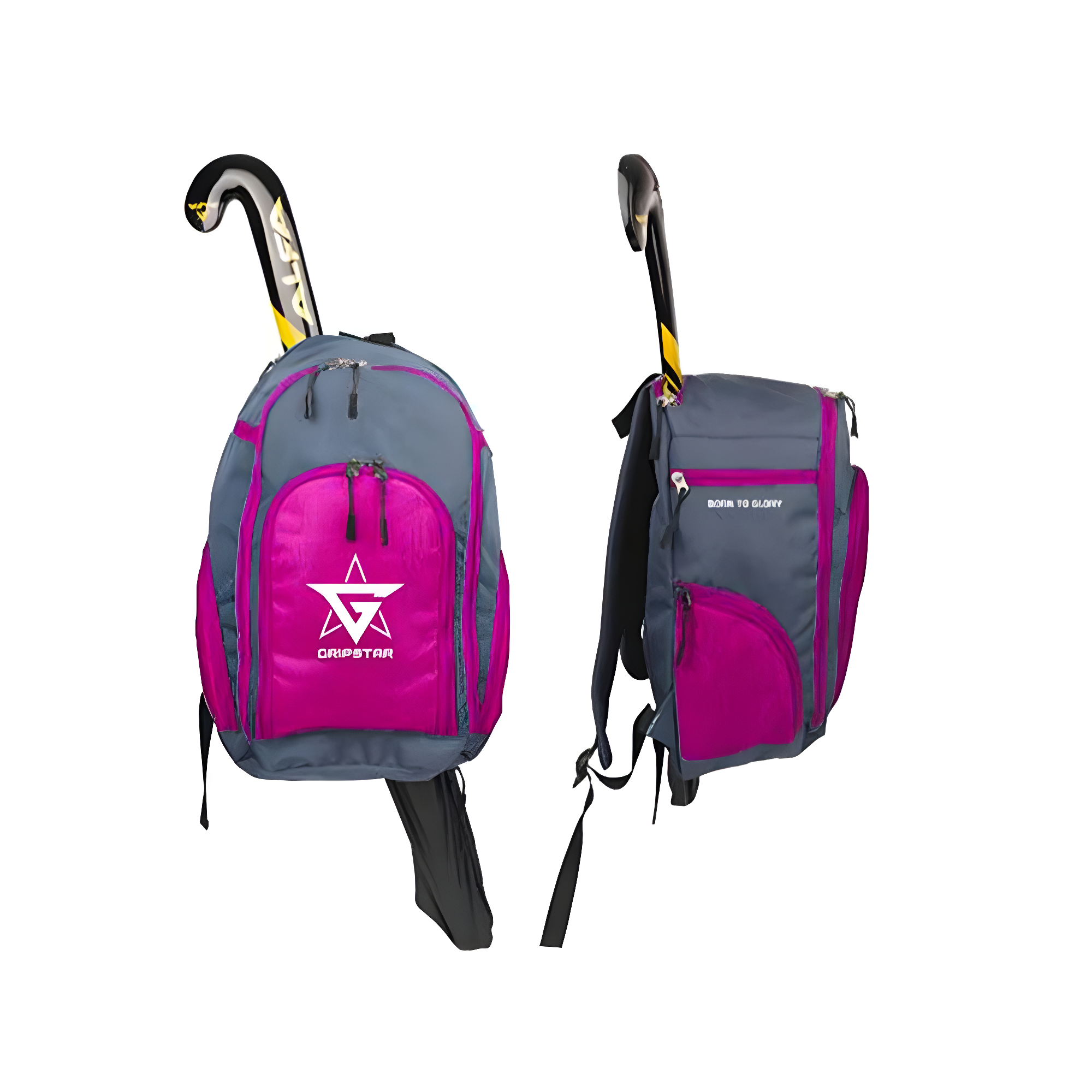Grip Star Hockey Bag Pack Mano | Pink Grey