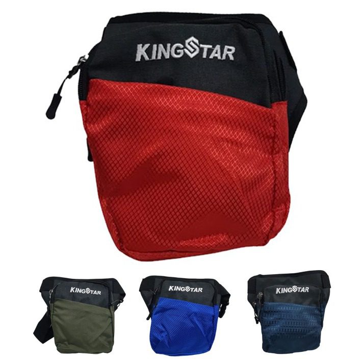 Grip King Star - Chest Cross Backpack | Royal Blue / Black