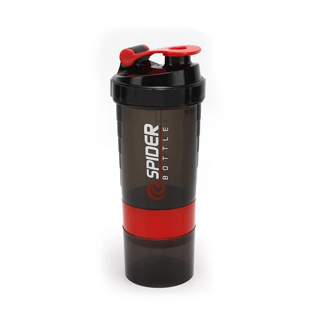Protein Spider Shaker Bottle 500ml | Red
