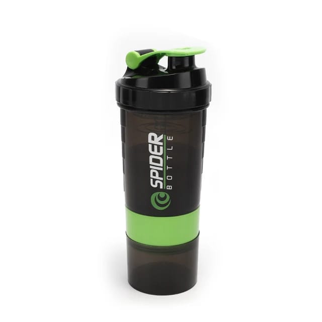 Protein Spider Shaker Bottle 500ml | Green