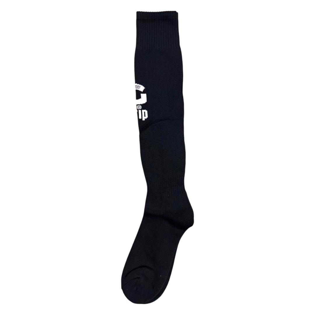 Grip Premium Padded Soccer Socks | Black