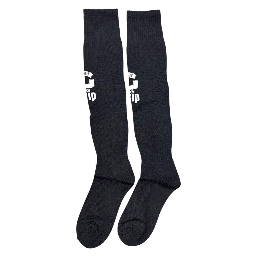 Grip Premium Padded Soccer Socks | Black