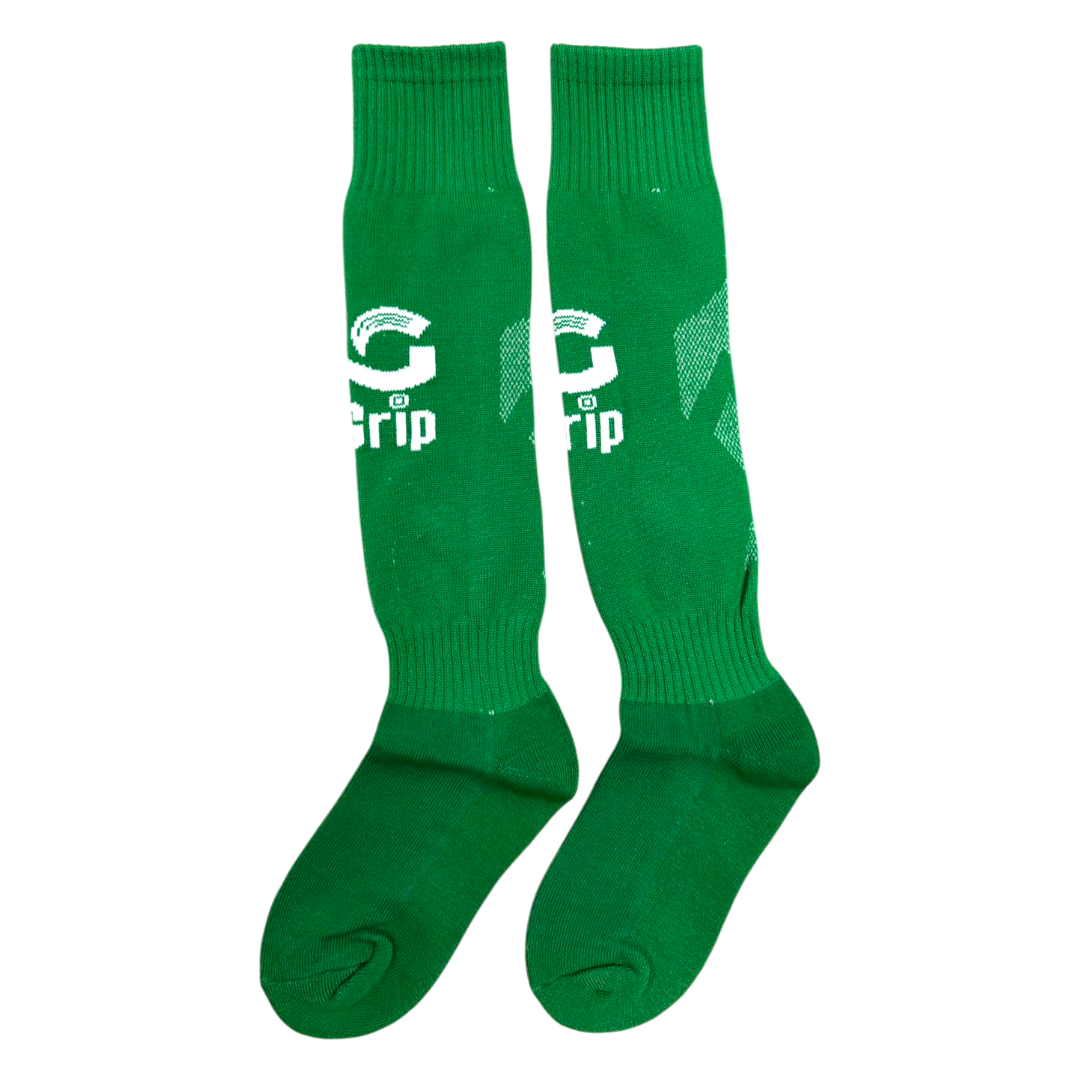 Grip Premium Padded Soccer Socks | Green