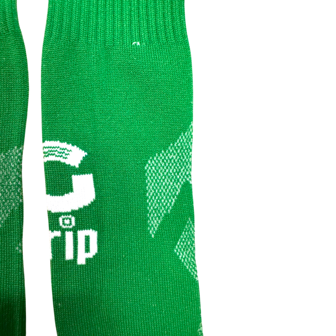 Grip Premium Padded Soccer Socks | Green