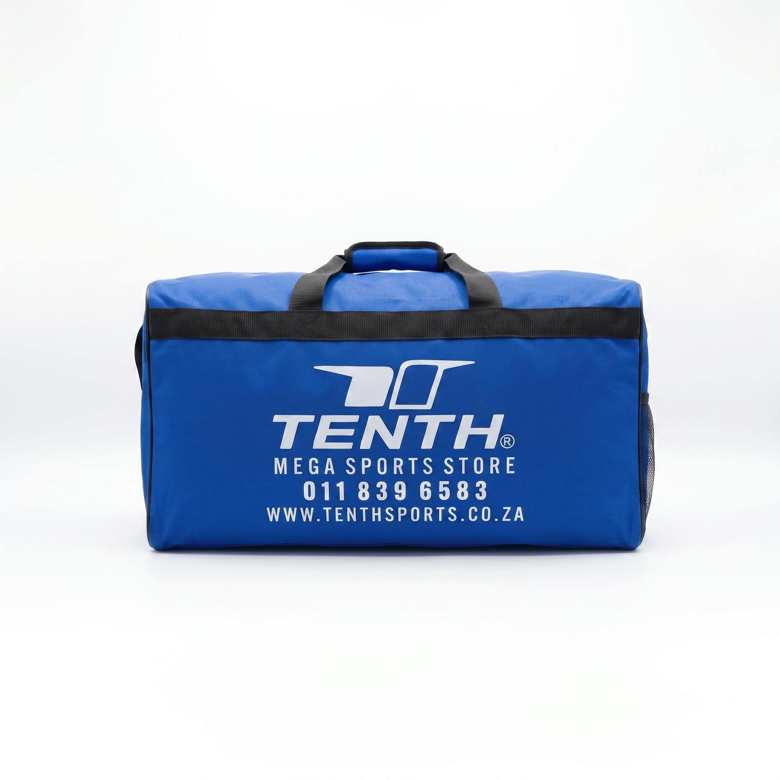 Soccer Kit Carry Bag with TENTH SPORTS logo, durable football gear bag for players, teams, schools, and sports clubs