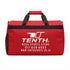 Soccer Kit Carry Bag with TENTH SPORTS logo, durable football gear bag for players, teams, schools, and sports clubs