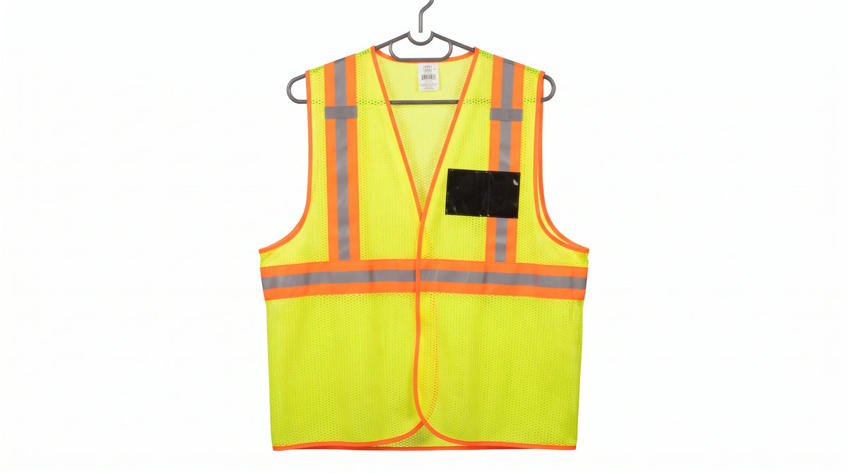 Hi-Vis Orange Safety Vest – High-Visibility Reflective Workwear