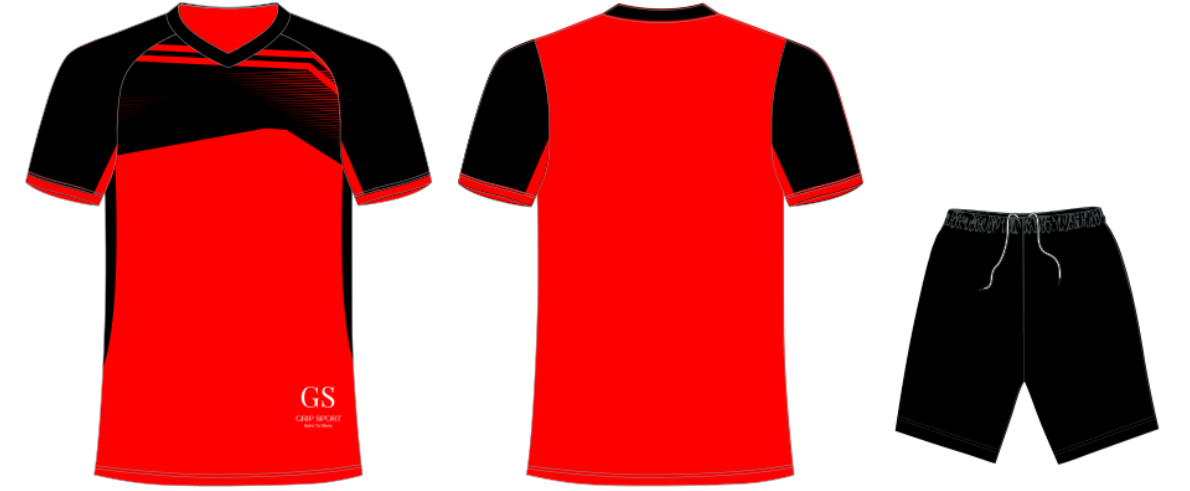 Grip Golden Eagle | Soccer Kit | Red/Black | Senior