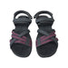K7 Rocky Sandal For Ladies | Grey/Fushia