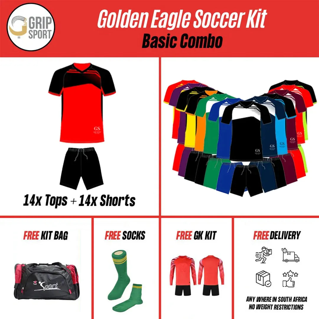 Grip Golden Eagle | Soccer Kit | Yellow/Black | Senior