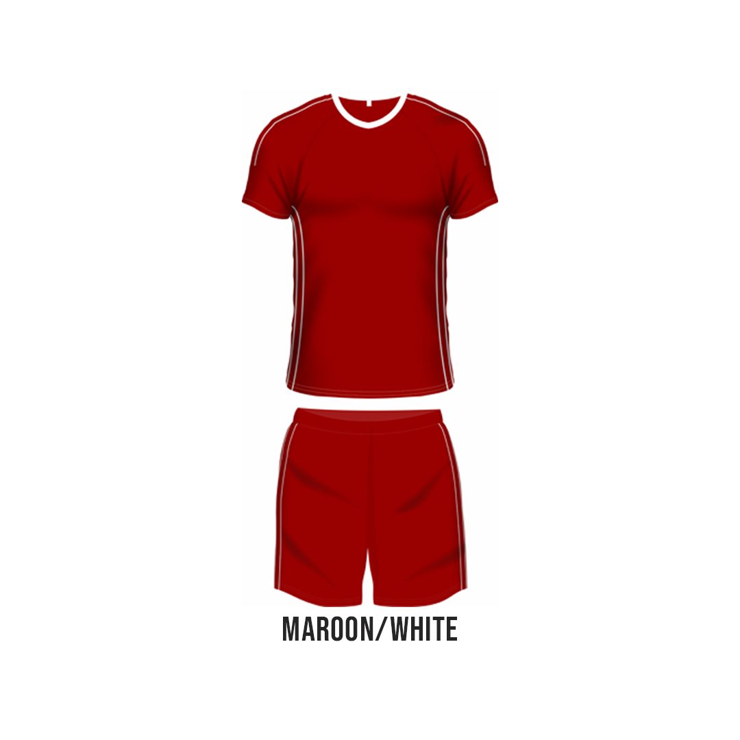 Grip Play Dream | Soccer Kit | Set of 14 | Maroon / White