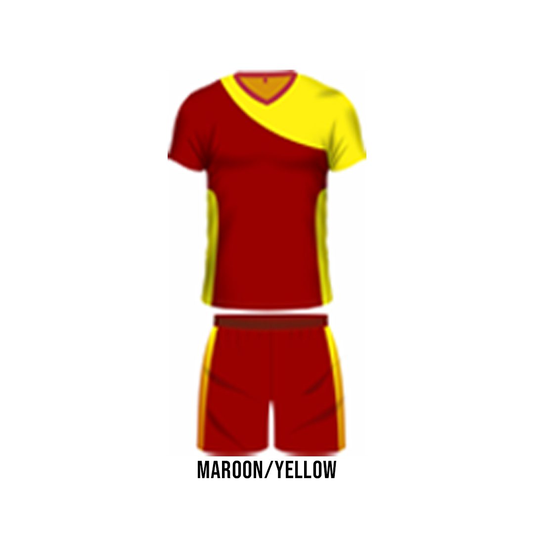 Grip Smart Player | Soccer Kit | Set of 14 | Maroon/Yellow