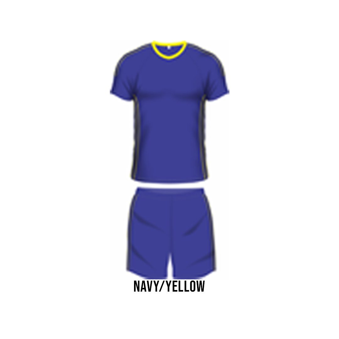 Grip Play Dream | Soccer Kit | Set of 14 | Navy / Yellow