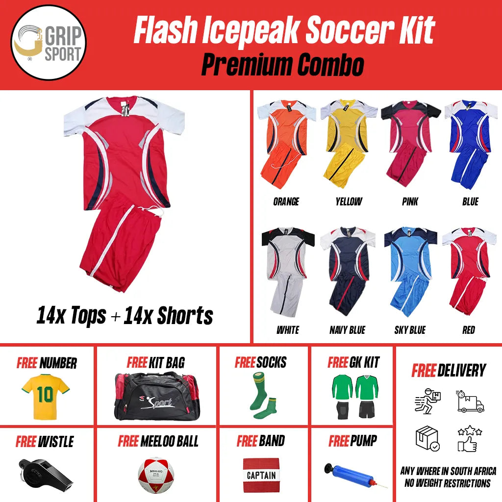 Grip Flash Icepeak | Soccer Kit | White | Senior
