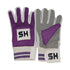 HS Indoor Batting Gloves | Art Leather | Grey/White