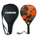 Camewin Padel Racket | 4003 | 38mm | With Bag Cover | Black / Orange