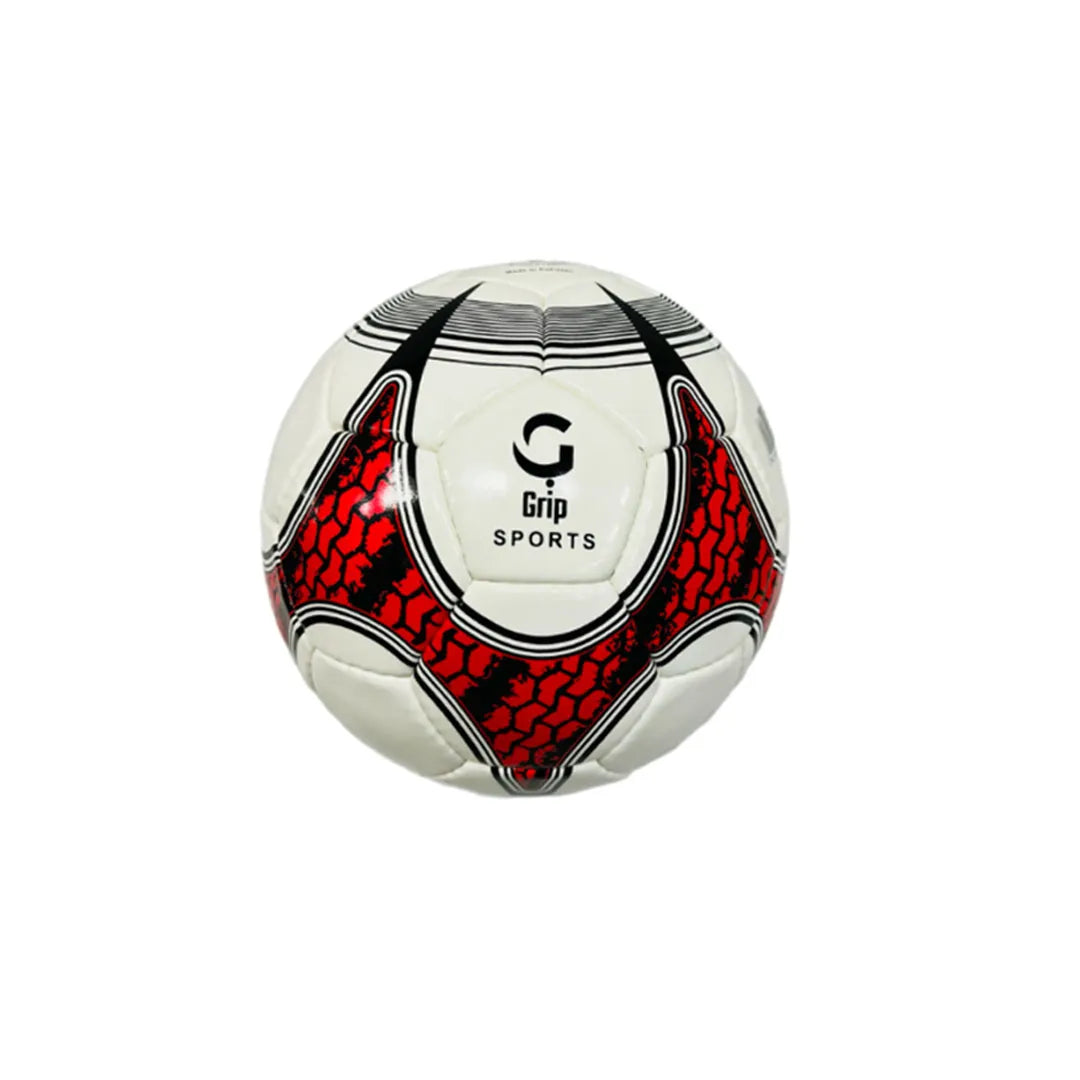 Grip Soccer Ball | Hand Stitched High Quality | Semi | Red