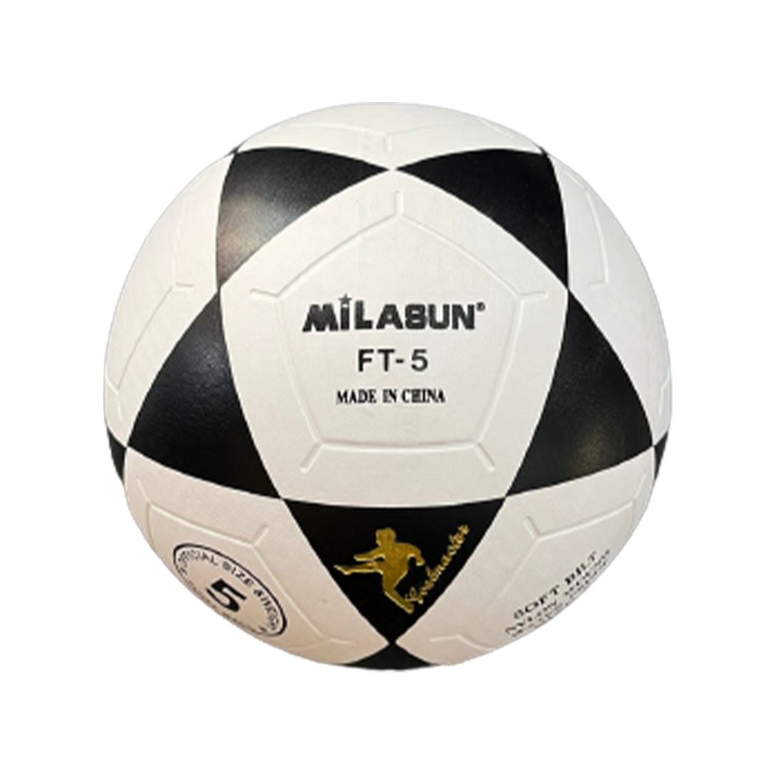 Grip Milasun Hard Ground Soccer ball |  White Black