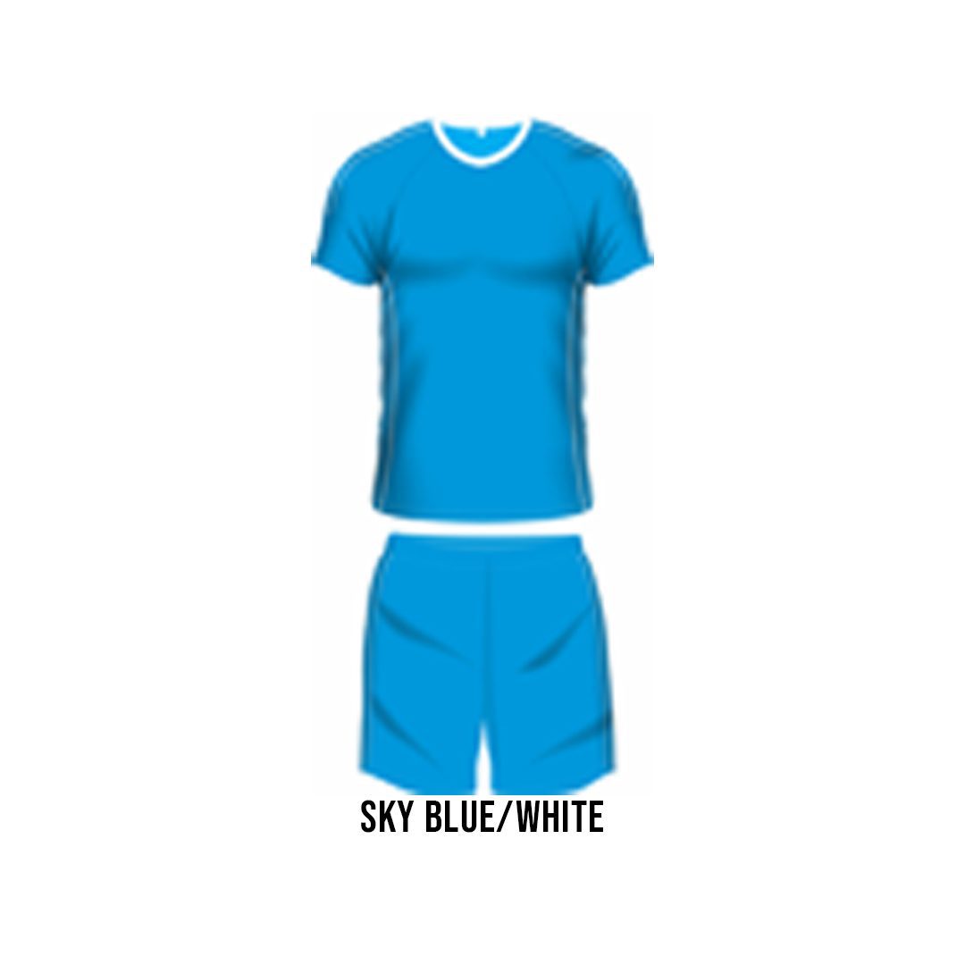 Grip Play Dream | Soccer Kit | Set of 14 | Sky Blue / White