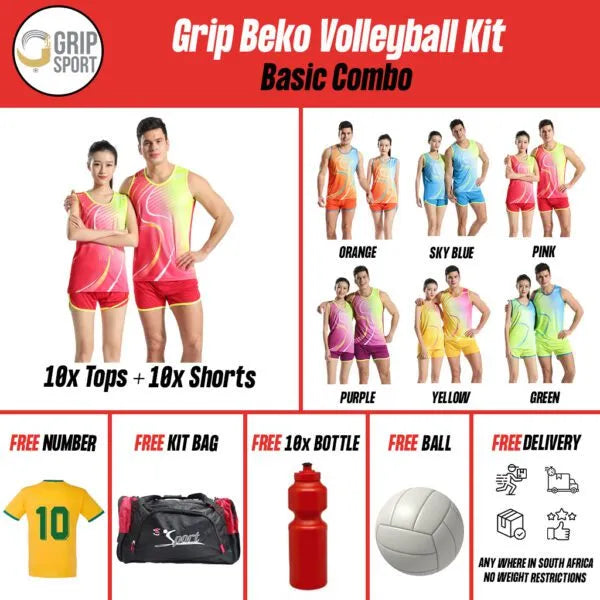 Grip Beko | Volleyball Kit | Sky Blue | Senior